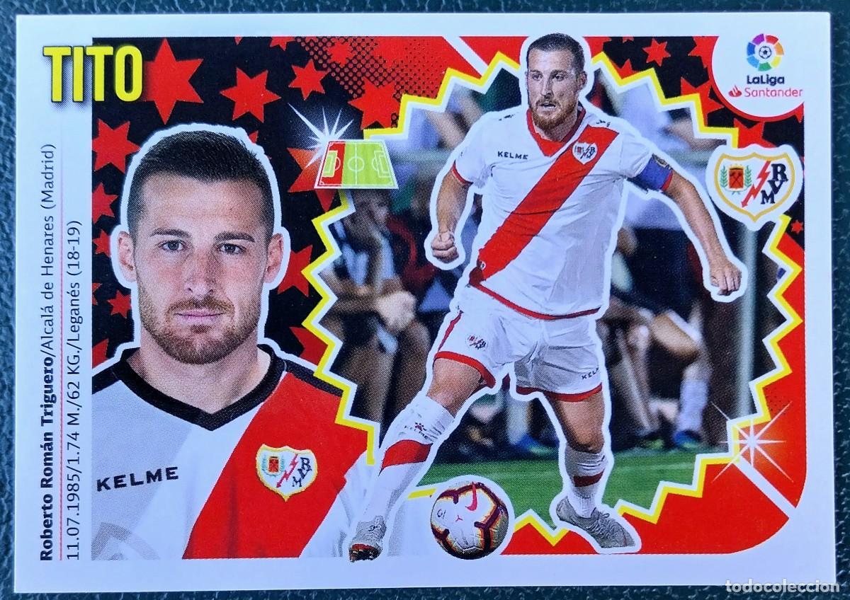 Football Stickers: 3 BIS TITO RAYO VALLECANO COLOCA CROMOS ALBUM EDICIONES ESTE 2018 2019 18 19