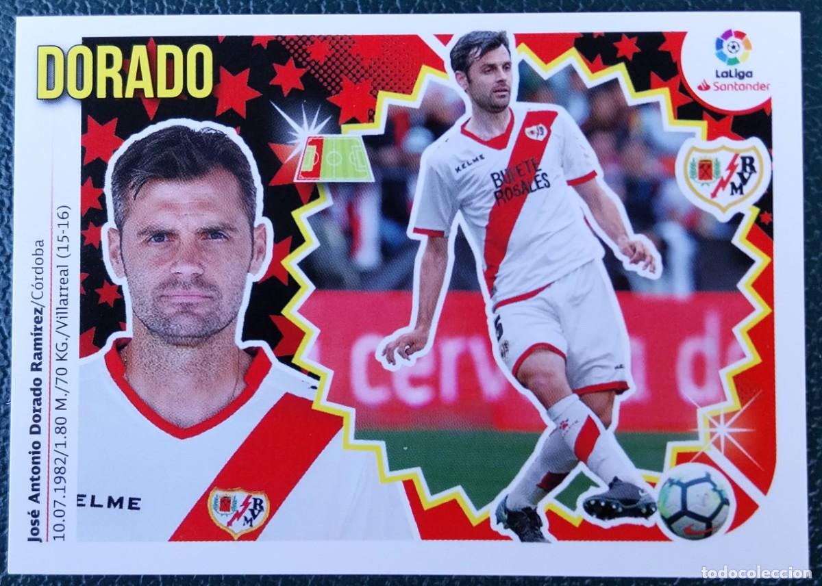 Cromos de f&uacute;tbol: 5 DORADO RAYO VALLECANO CROMOS ALBUM EDICIONES ESTE 2018 2019 18 19