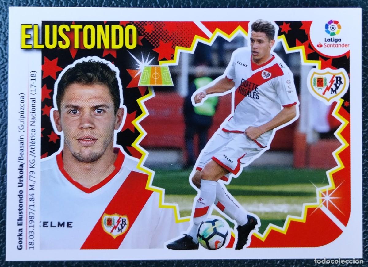 Fu&szlig;ball-Sticker: 8 ELUSTONDO RAYO VALLECANO CROMOS ALBUM EDICIONES ESTE 2018 2019 18 19