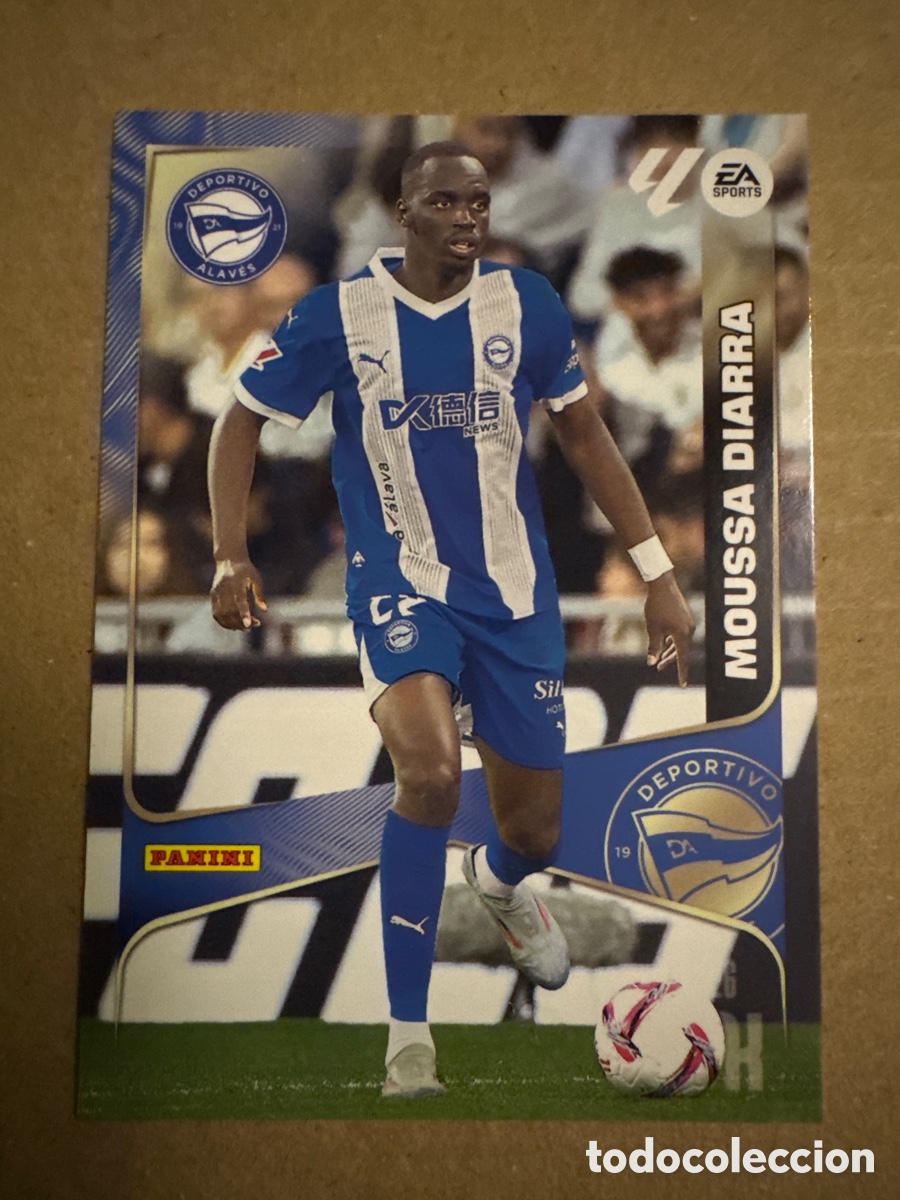 Cromos de f&uacute;tbol: # 23 Moussa Diarra Alav&eacute;s Megacracks 25 26 2025 2026 MGK