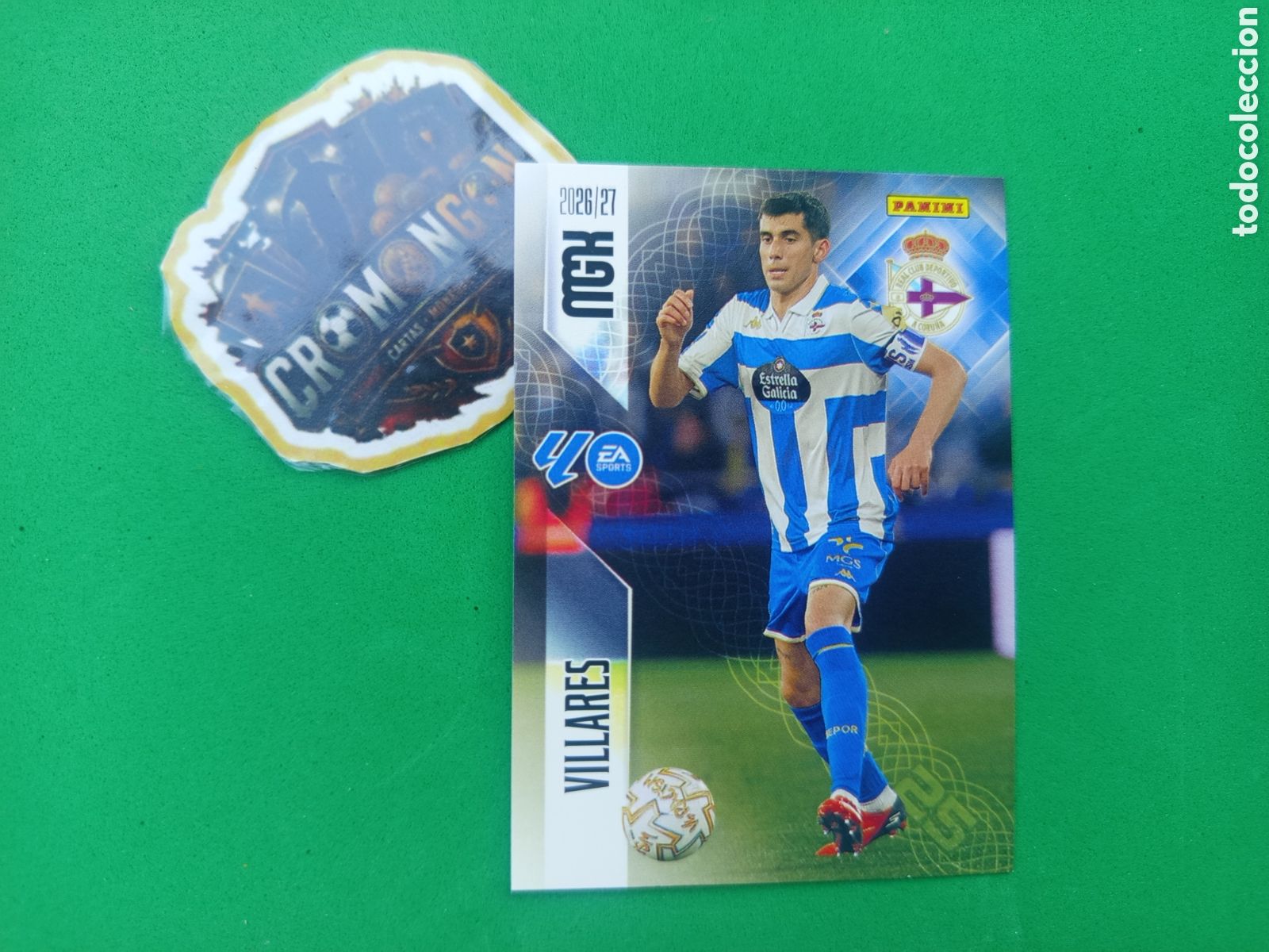 Fu&szlig;ball-Sticker: ❇️ CROMO ⚽ CARD VILLARES DEPORTIVO DE LA CORU&Ntilde;A 136 MEGACRACKS LIGA 26 27 MGKS 2026 2027 ❇️