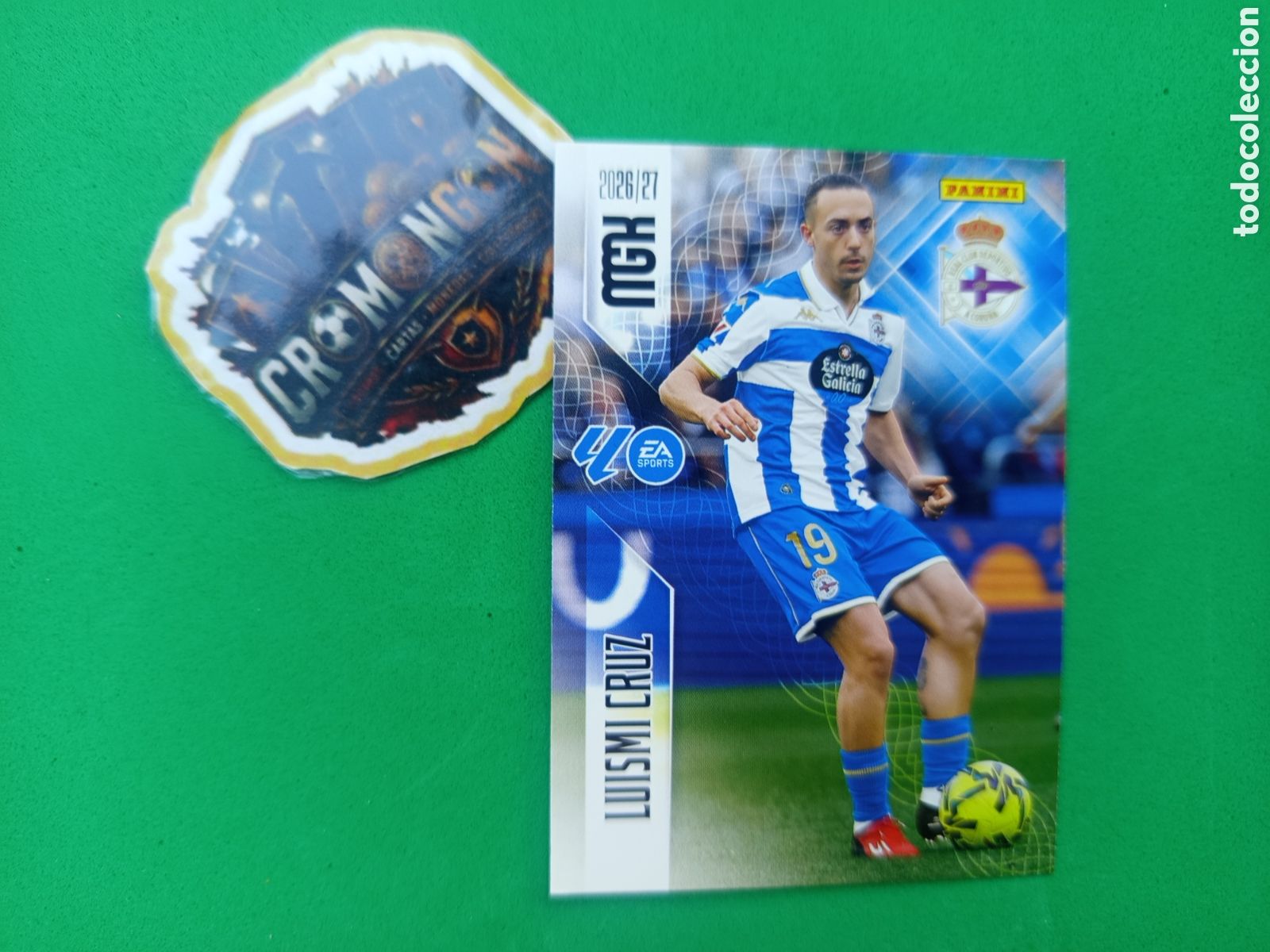 Fu&szlig;ball-Sticker: ❇️ CROMO ⚽ CARD LUISMI CRUZ DEPORTIVO DE LA CORU&Ntilde;A 140 MEGACRACKS LIGA 26 27 MGKS 2026 2027 ❇️