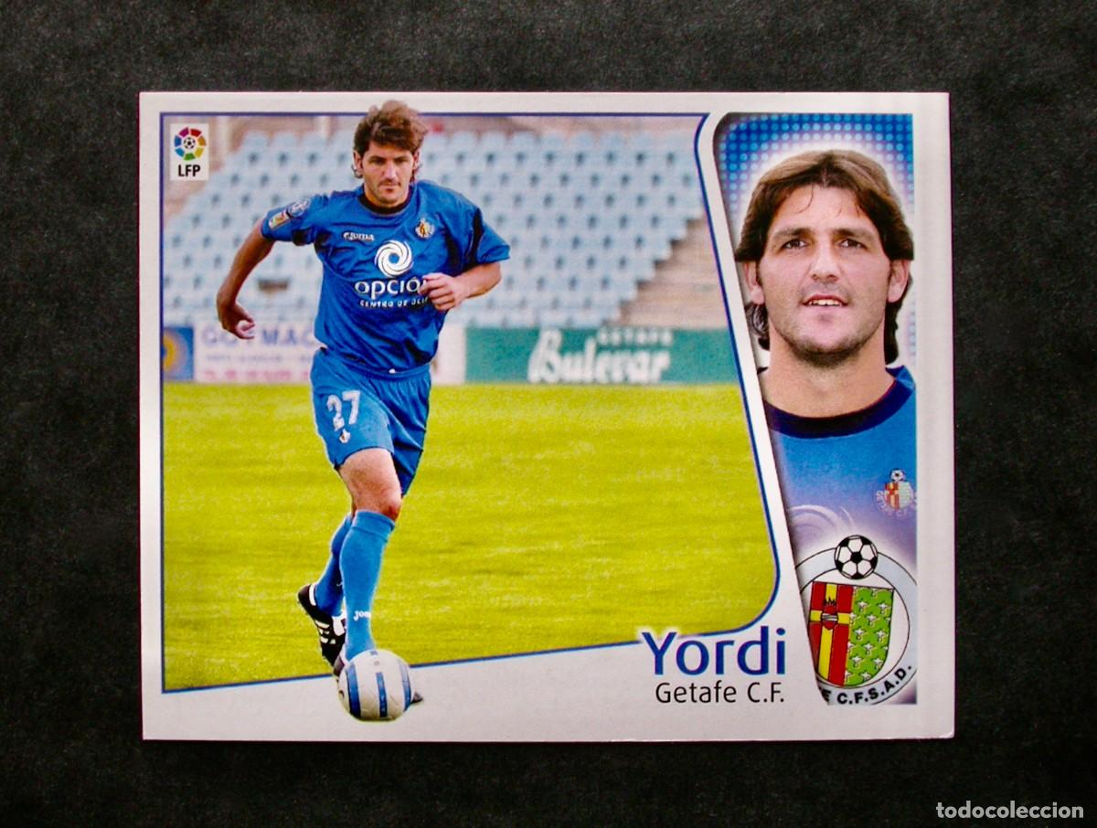 Fu&szlig;ball-Sticker: YORDI / GETAFE / EDICIONES ESTE LIGA 2004-2005 04-05 / NUNCA PEGADO
