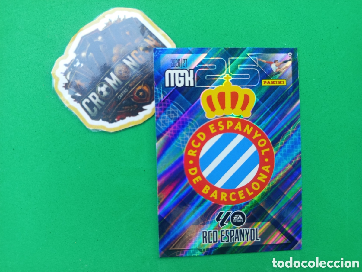 Fu&szlig;ball-Sticker: ❇️ CROMO ⚽ CARD ESCUDO ESPA&Ntilde;OL 163 MEGACRACKS LIGA 26 27 MGKS 2026 2027 ❇️