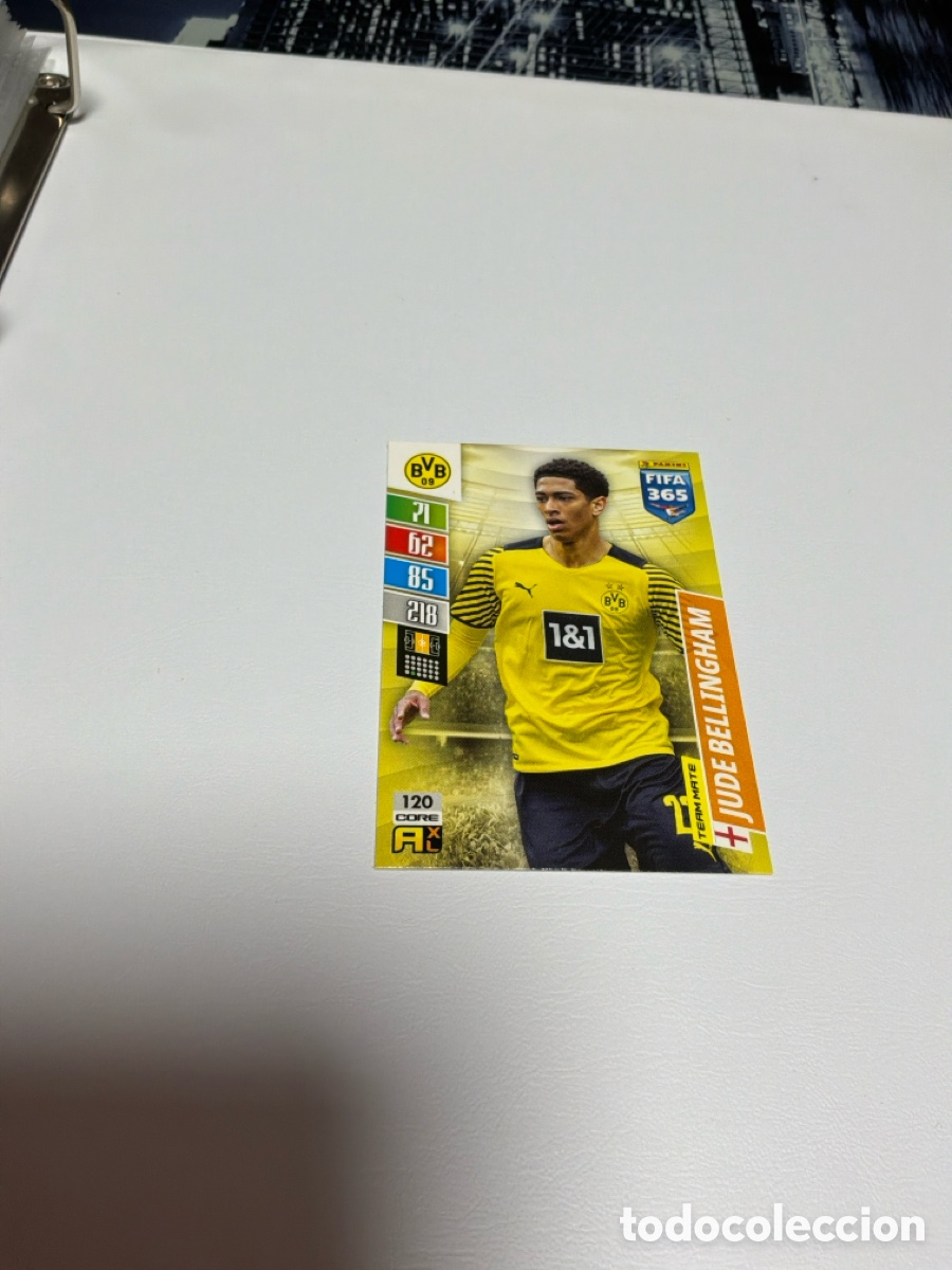 Cromos de f&uacute;tbol: 120 JUDE BELLINGHAM BORUSSIA DORTMUND CORE ⚽ PANINI FIFA 365 2021 2022 21 22 ⚽