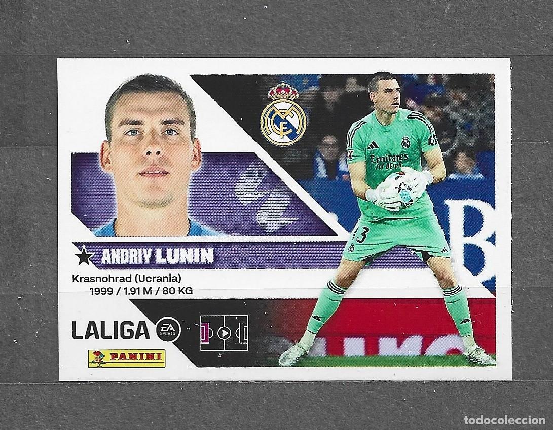 Cromos de f&uacute;tbol: Liga este 26/27 - Lunin - N&deg; 4 - Real Madrid