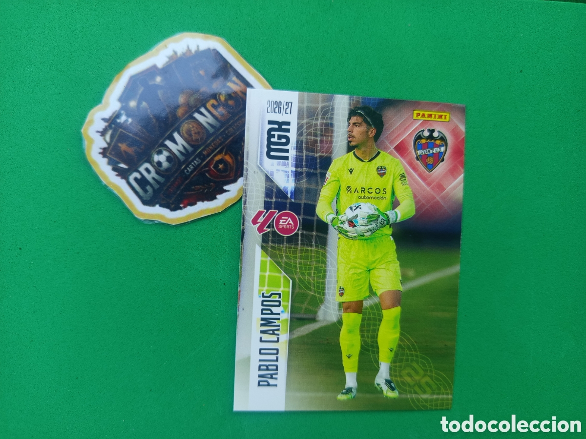 Cromos de f&uacute;tbol: ❇️ CROMO ⚽ CARD PABLO CAMPOS LEVANTE 201 MEGACRACKS LIGA 26 27 MGKS 2026 2027 ❇️