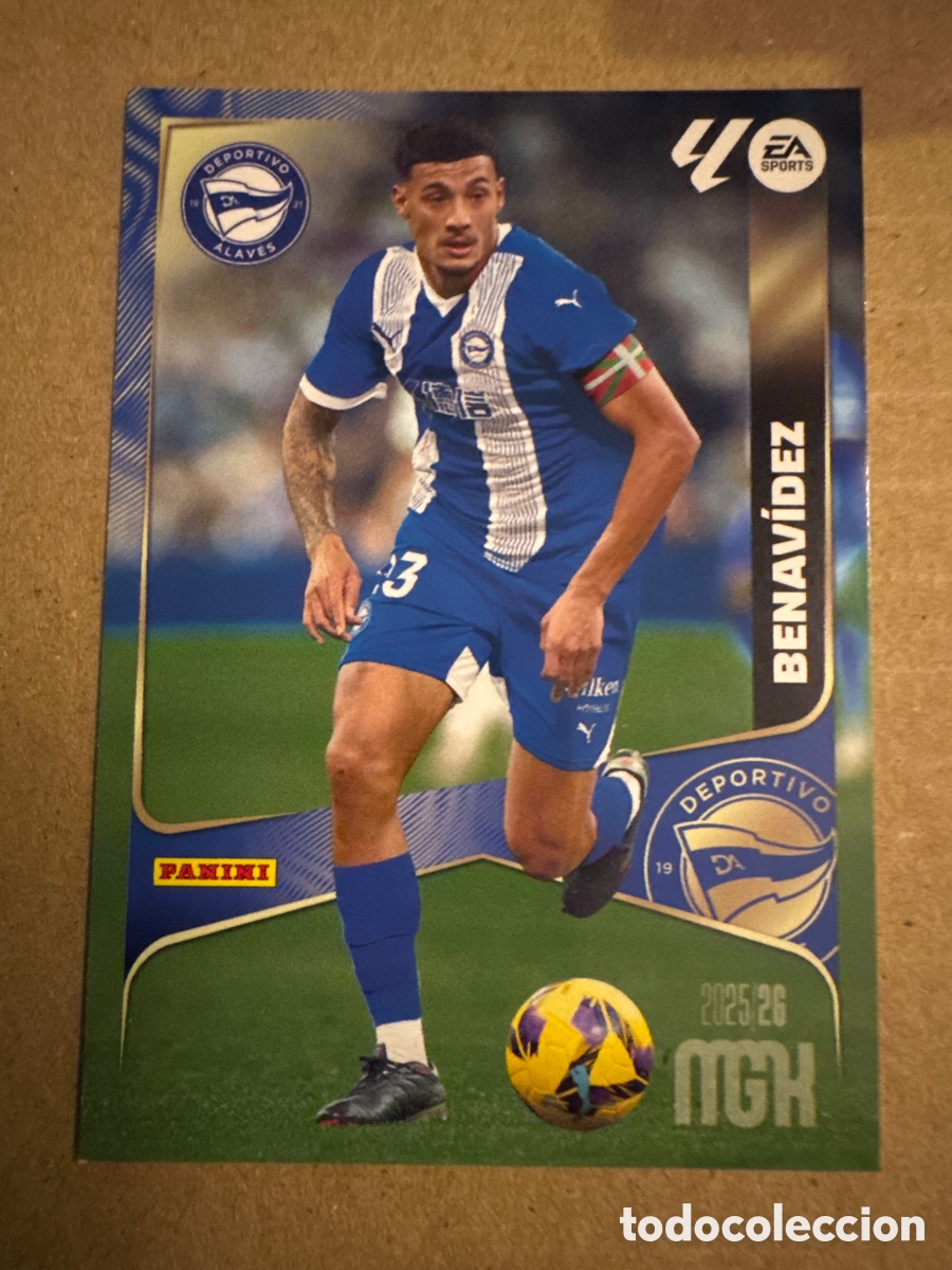 Cromos de f&uacute;tbol: # 27 Benavidez Alav&eacute;s Megacracks 25 26 2025 2026 MGK