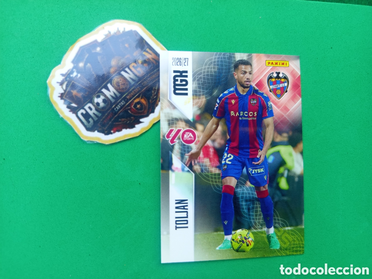 Cromos de f&uacute;tbol: ❇️ CROMO ⚽ CARD TOLJAN LEVANTE 202 MEGACRACKS LIGA 26 27 MGKS 2026 2027 ❇️