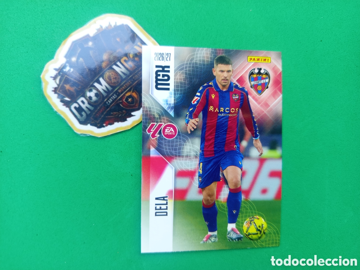 Cromos de f&uacute;tbol: ❇️ CROMO ⚽ CARD DELA LEVANTE 203 MEGACRACKS LIGA 26 27 MGKS 2026 2027 ❇️