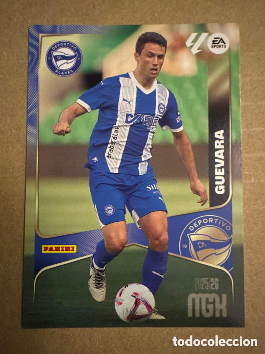 Cromos de f&uacute;tbol: # 28 Guevara Alav&eacute;s Megacracks 25 26 2025 2026 MGK