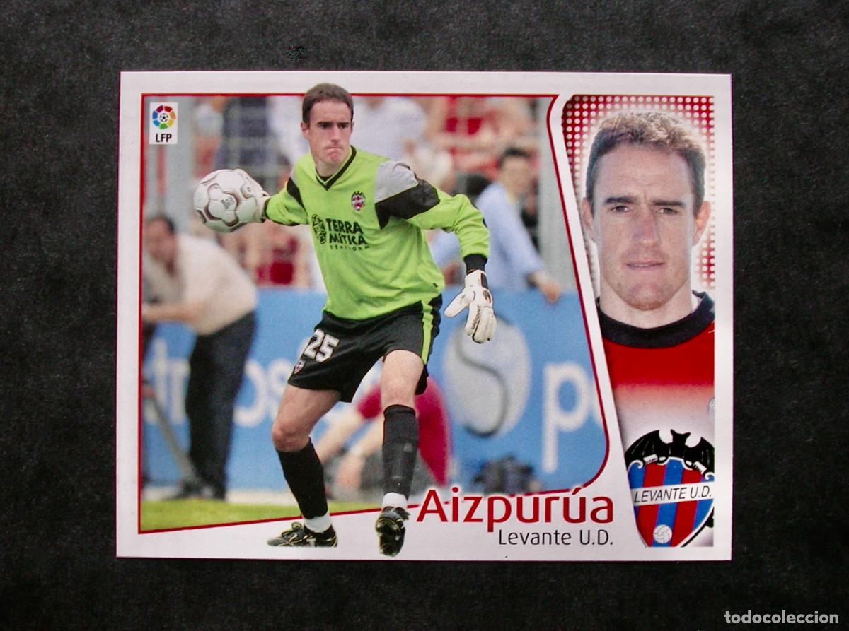 Cromos de f&uacute;tbol: AIZPUR&Uacute;A / LEVANTE / EDICIONES ESTE LIGA 2004-2005 04-05 / NUNCA PEGADO