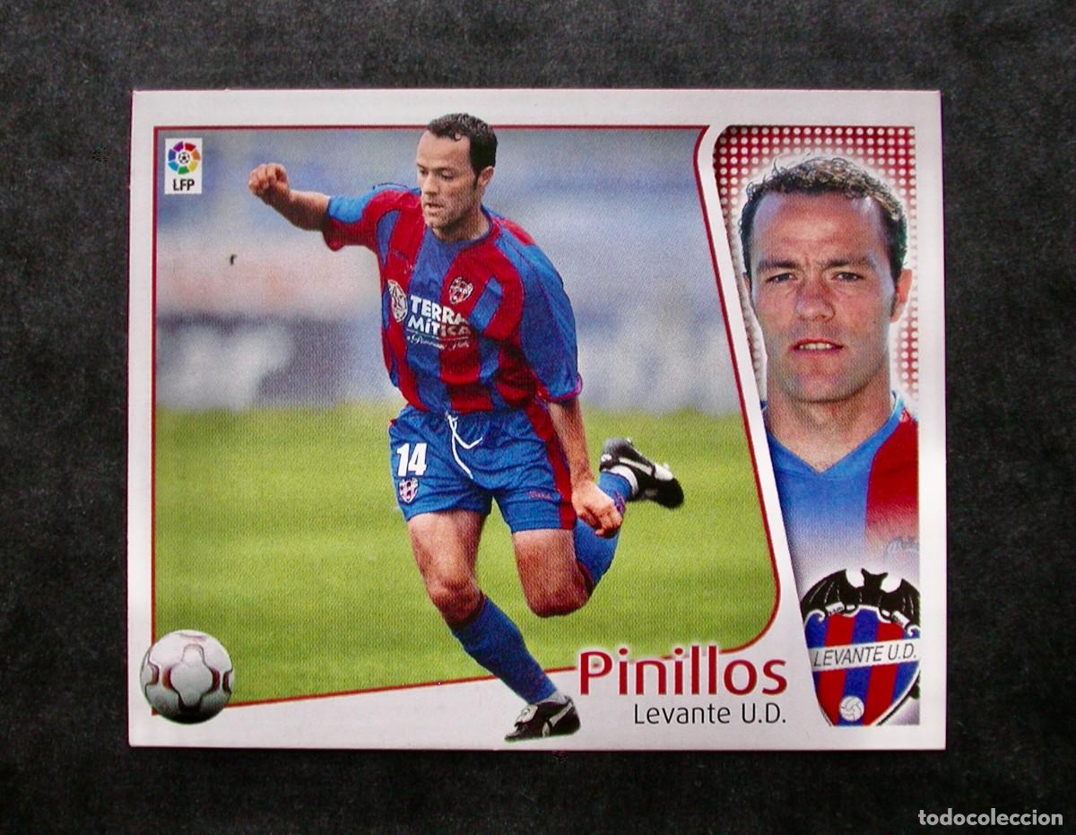 Cromos de f&uacute;tbol: PINILLOS / LEVANTE / EDICIONES ESTE LIGA 2004-2005 04-05 / NUNCA PEGADO