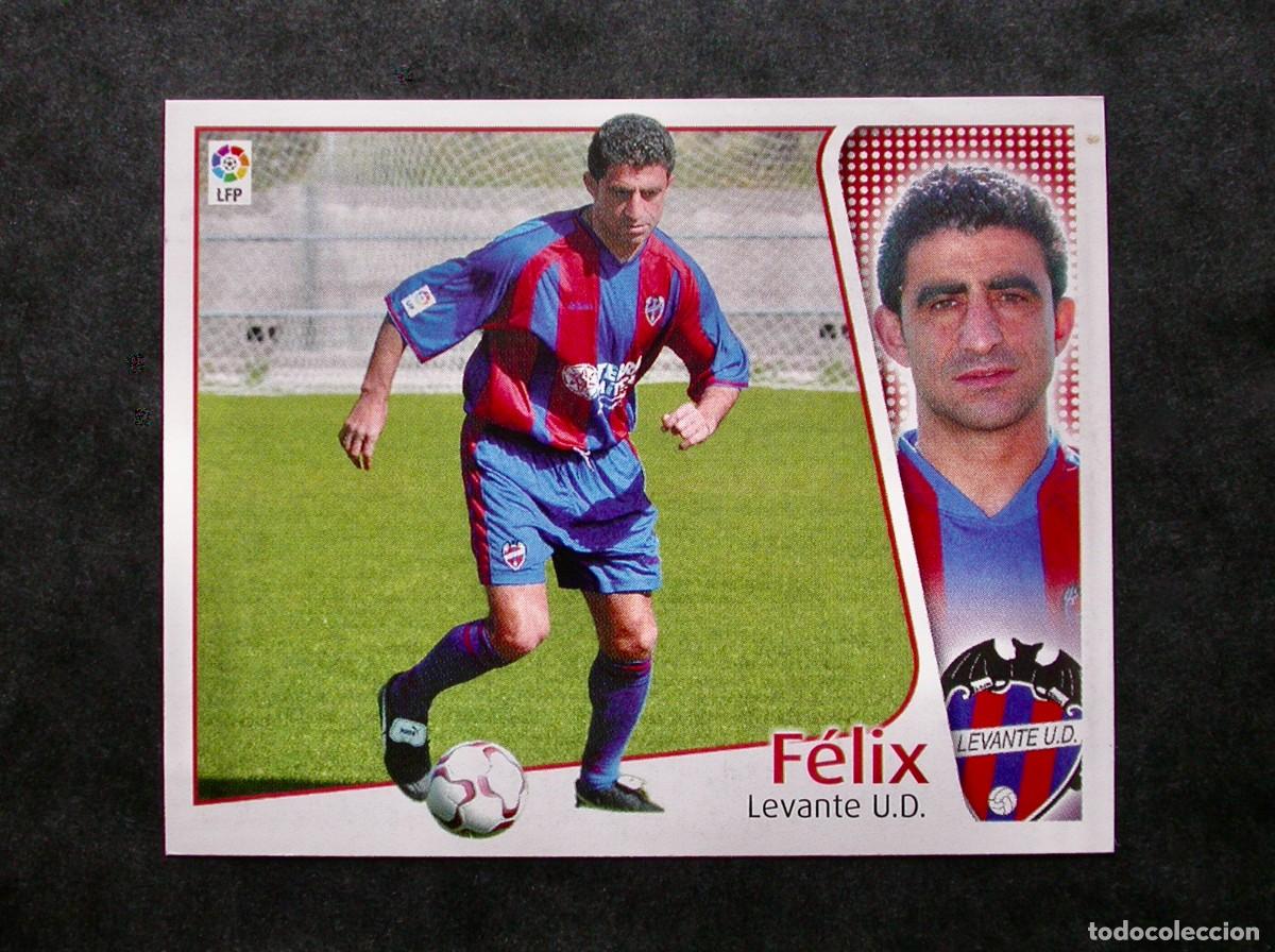 Cromos de f&uacute;tbol: F&Eacute;LIX / LEVANTE / EDICIONES ESTE LIGA 2004-2005 04-05 / NUNCA PEGADO