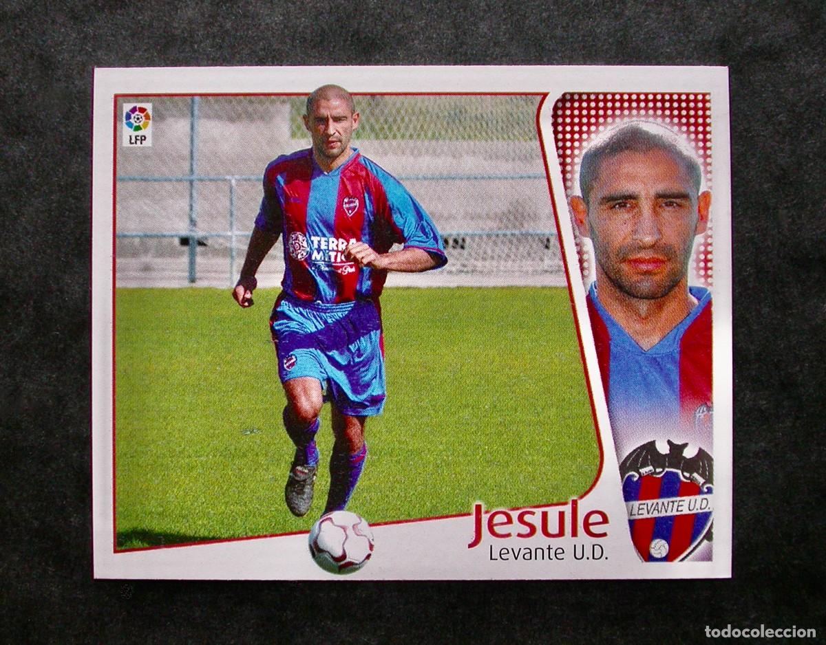 Cartes &agrave; collectionner de Football: JESULE / LEVANTE / EDICIONES ESTE LIGA 2004-2005 04-05 / NUNCA PEGADO