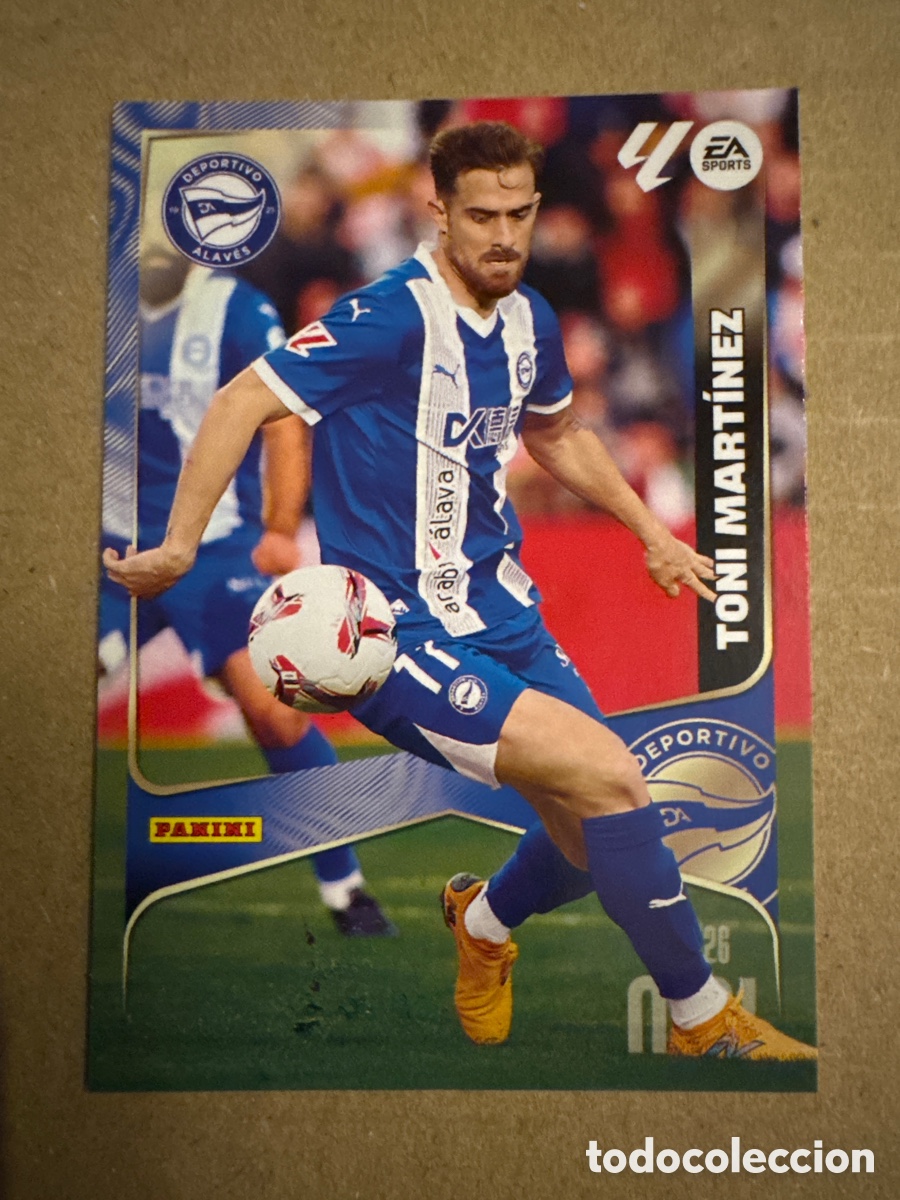 Cromos de f&uacute;tbol: # 35 Toni Mart&iacute;nez Alav&eacute;s Megacracks 25 26 2025 2026 MGK