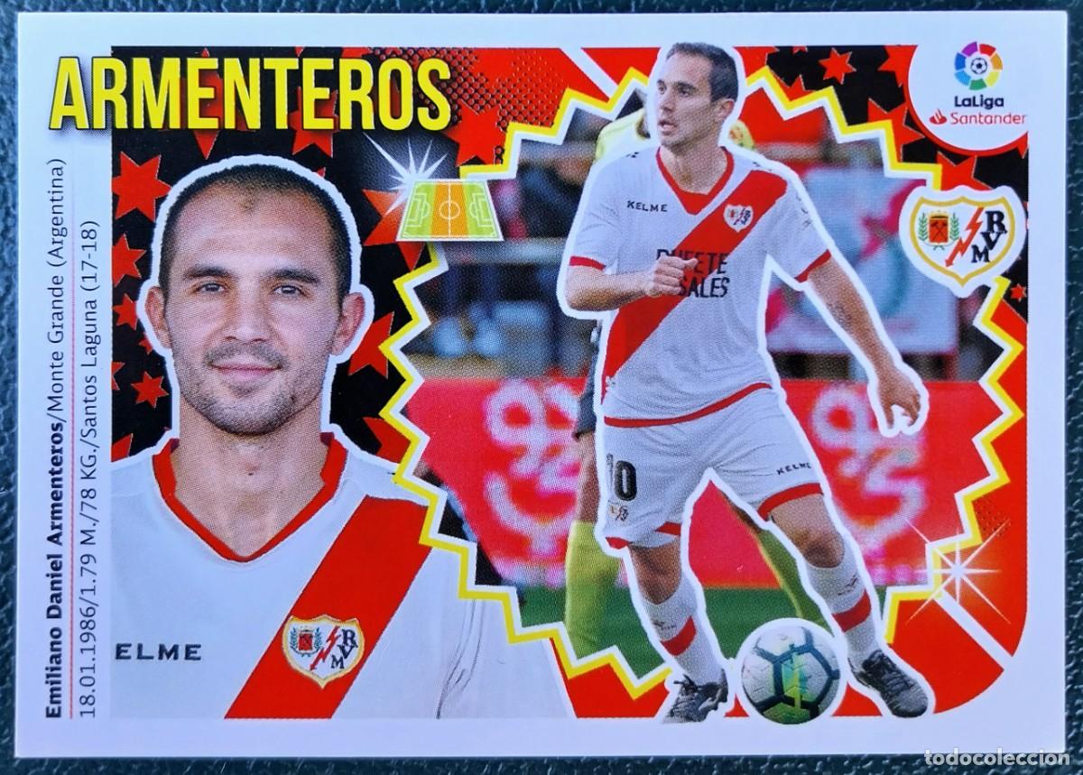 Cromos de f&uacute;tbol: 13 ARMENTEROS RAYO VALLECANO CROMOS ALBUM EDICIONES ESTE 2018 2019 18 19
