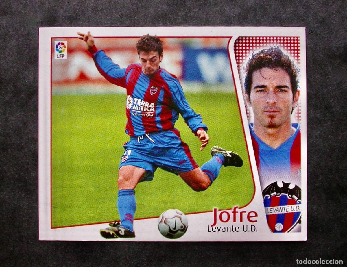 Cromos de f&uacute;tbol: JOFRE / LEVANTE / EDICIONES ESTE LIGA 2004-2005 04-05 / NUNCA PEGADO
