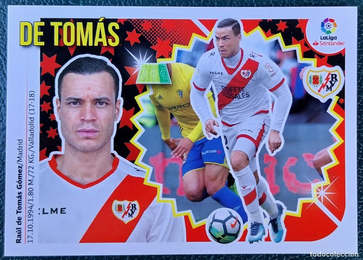 Cromos de f&uacute;tbol: 13 BIS DE TOMAS RAYO VALLECANO COLOCA CROMOS ALBUM EDICIONES ESTE 2018 2019 18 19