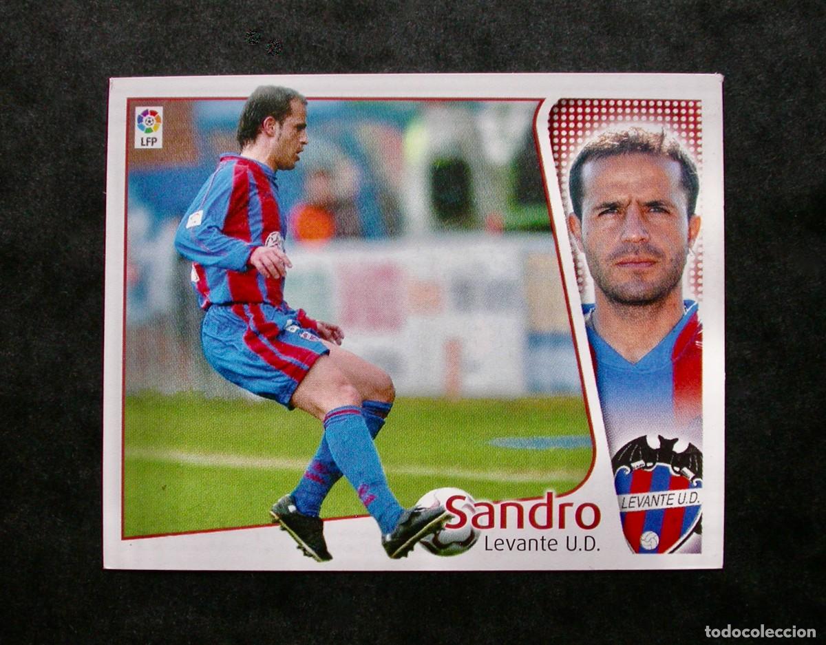 Cromos de f&uacute;tbol: SANDRO / LEVANTE / EDICIONES ESTE LIGA 2004-2005 04-05 / NUNCA PEGADO