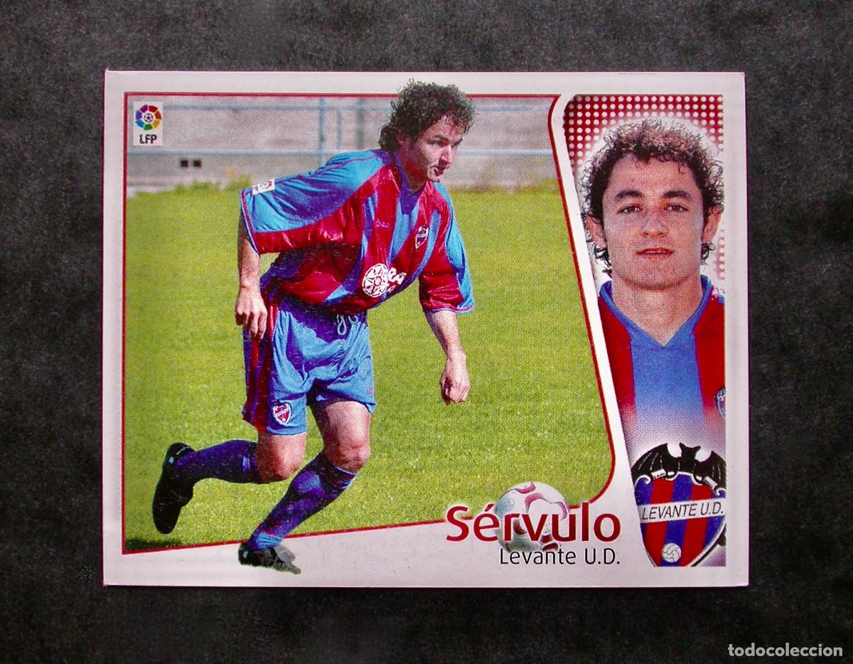 Cromos de Futebol: S&Eacute;RVULO / LEVANTE / EDICIONES ESTE LIGA 2004-2005 04-05 / NUNCA PEGADO