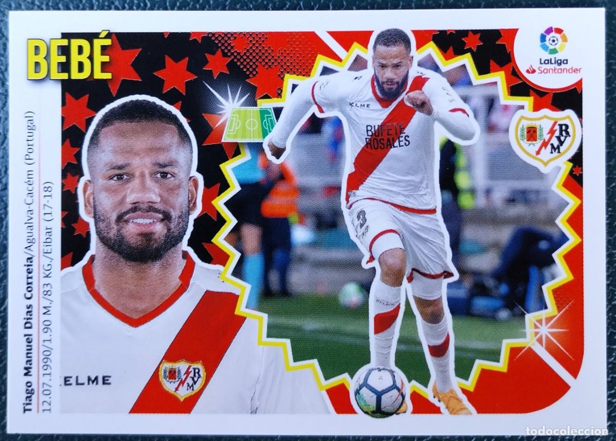 Figurine di Calcio: 16A / 16 A BEBE RAYO VALLECANO CROMOS ALBUM EDICIONES ESTE 2018 2019 18 19