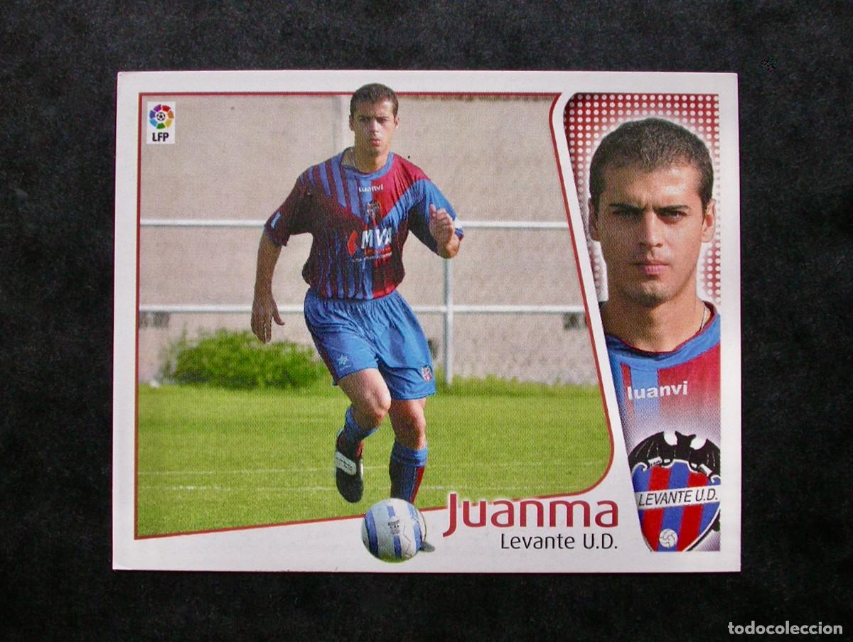 Figurine di Calcio: JUANMA / LEVANTE / EDICIONES ESTE LIGA 2004-2005 04-05 / NUNCA PEGADO