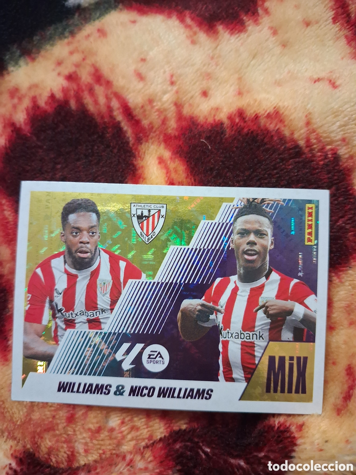 Figurine di Calcio: Liga este 25 26 Panini MIX WILLIAMS - NICO WILLIAMS N&deg;23 ATHLETIC DE BILBAO nuevo sin pegar