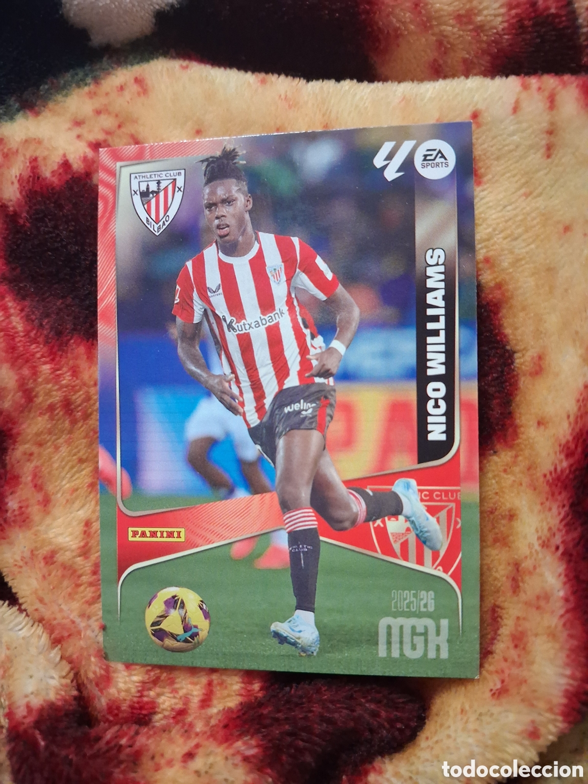Fu&szlig;ball-Sticker: Nico Williams n&uacute;mero 53 del Athletic de Bilbao megacracks 25-26 2025-2026