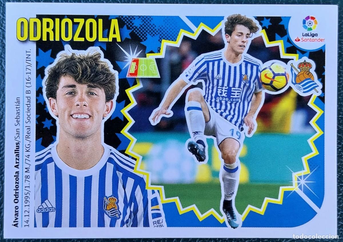 Cromos de f&uacute;tbol: 3A / 3 A ODRIOZOLA REAL SOCIEDAD CROMOS ALBUM EDICIONES ESTE 2018 2019 18 19