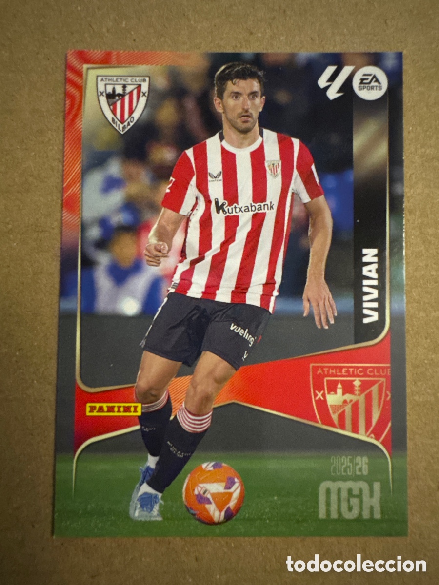 Cromos de f&uacute;tbol: # 41 Vivian Athletic Club Bilbao Megacracks 25 26 2025 2026 MGK