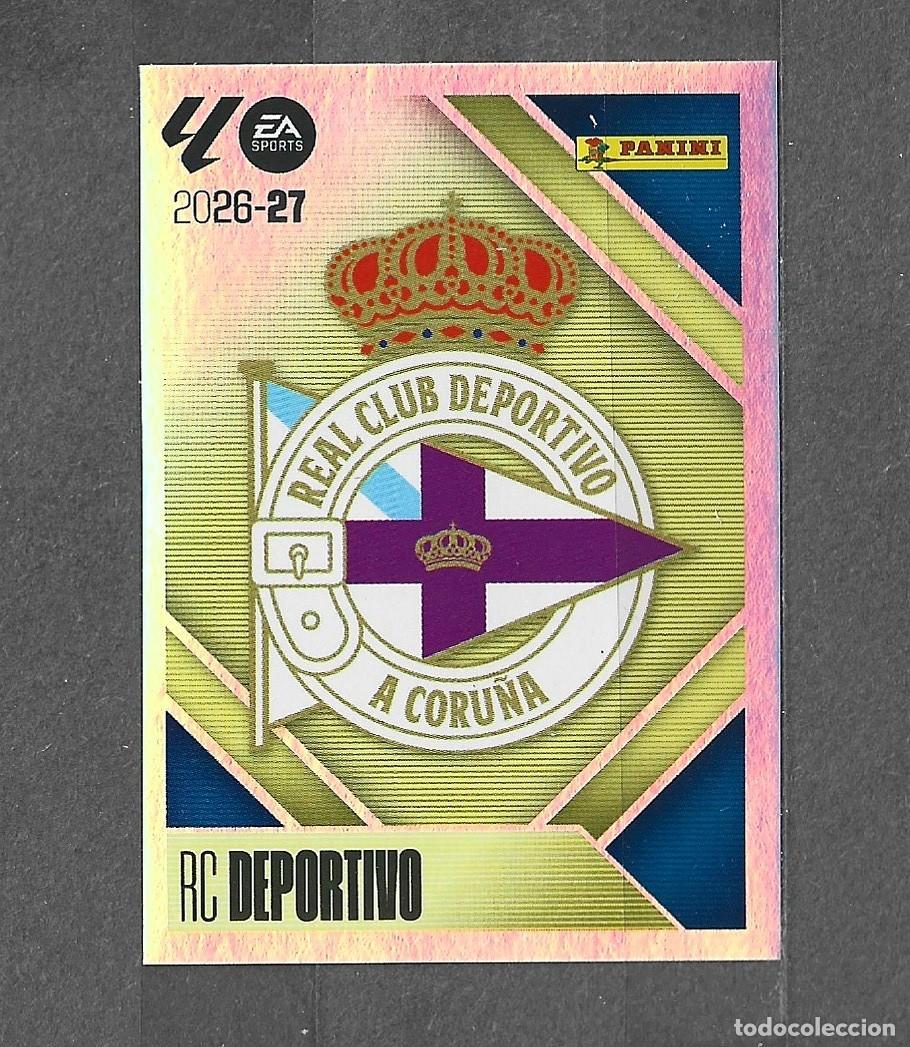 Cromos de f&uacute;tbol: Liga este 26/27 - Escudo - N&deg; 1 - RC Deportivo
