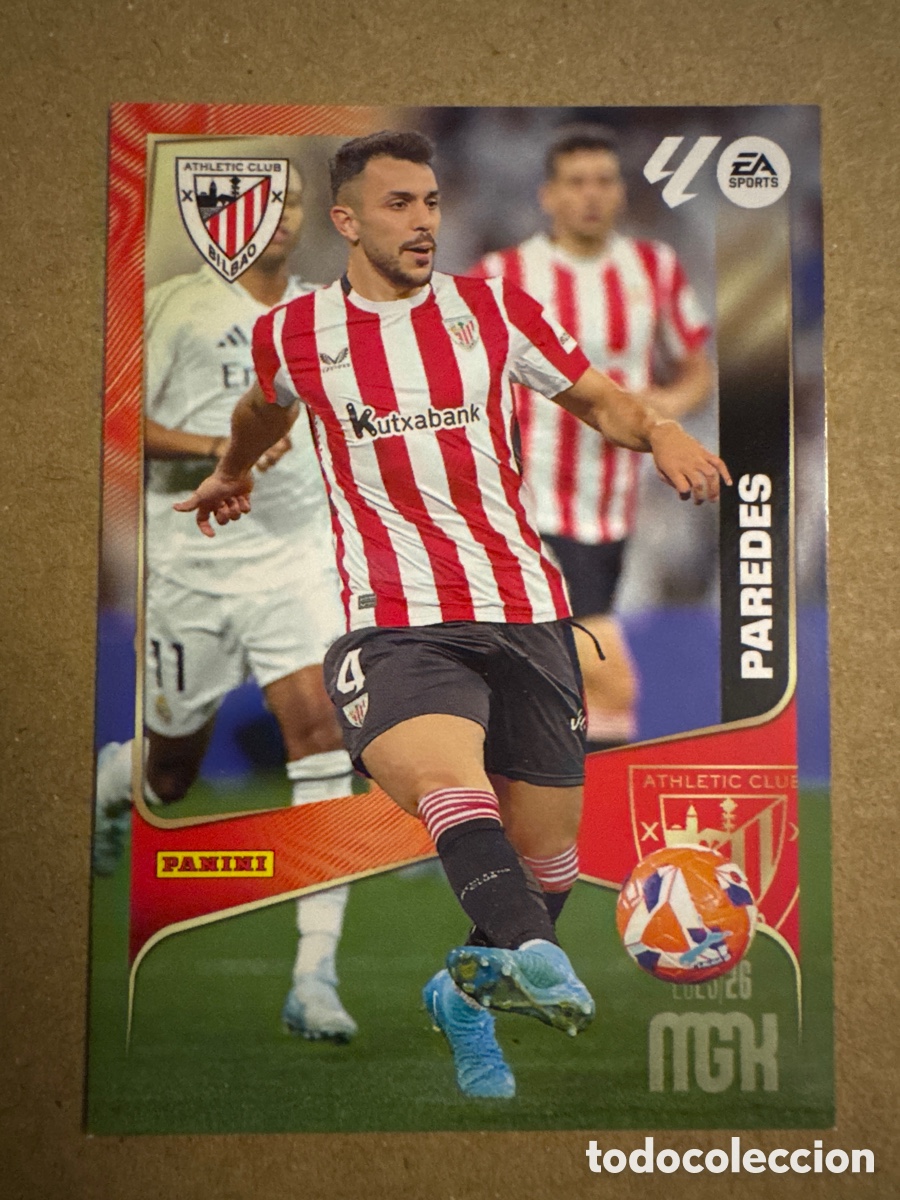 Cromos de f&uacute;tbol: # 42 Paredes Athletic Club Bilbao Megacracks 25 26 2025 2026 MGK