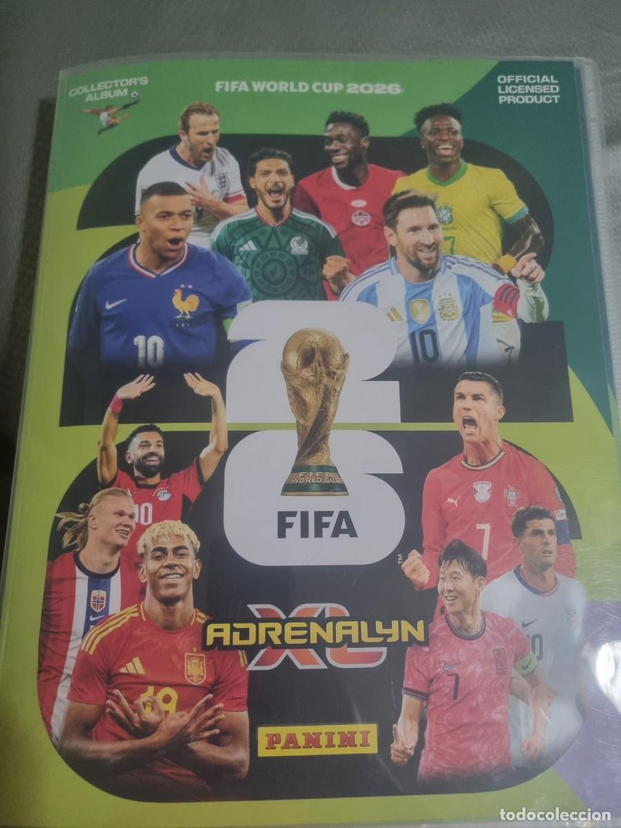 Cromos de f&uacute;tbol: ALBUM FIFA WORLD CUP 2026 ADRENALYN PANINI, COMPLETO CON MUCHOS EXTRAS, 828 cromos. VER DETALLE