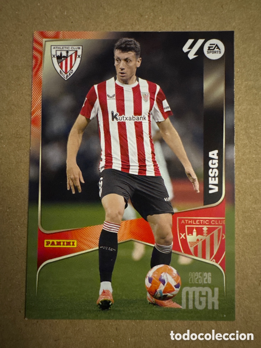 Cromos de f&uacute;tbol: # 45 Vesga Athletic Club Bilbao Megacracks 25 26 2025 2026 MGK