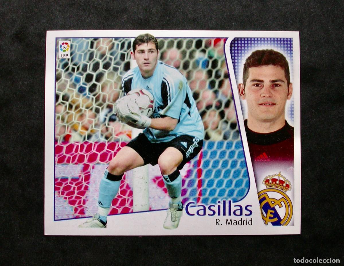 Cromos de f&uacute;tbol: CASILLAS / REAL MADRID / EDICIONES ESTE LIGA 2004-2005 04-05 / NUNCA PEGADO
