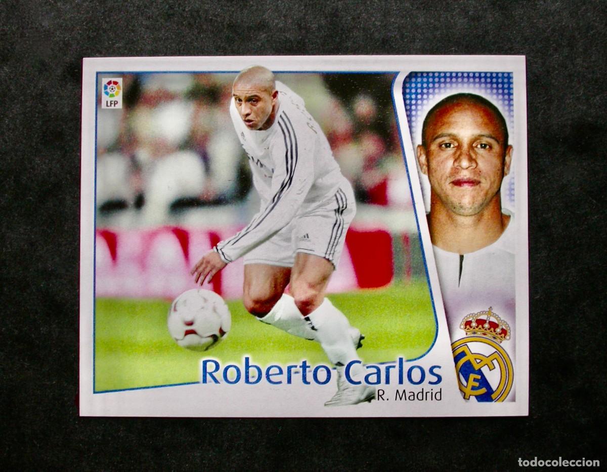 Cromos de f&uacute;tbol: ROBERTO CARLOS / REAL MADRID / EDICIONES ESTE LIGA 2004-2005 04-05 / NUNCA PEGADO