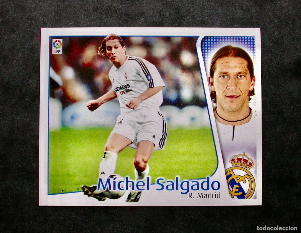 Cromos de f&uacute;tbol: MICHEL SALGADO / REAL MADRID / EDICIONES ESTE LIGA 2004-2005 04-05 / NUNCA PEGADO