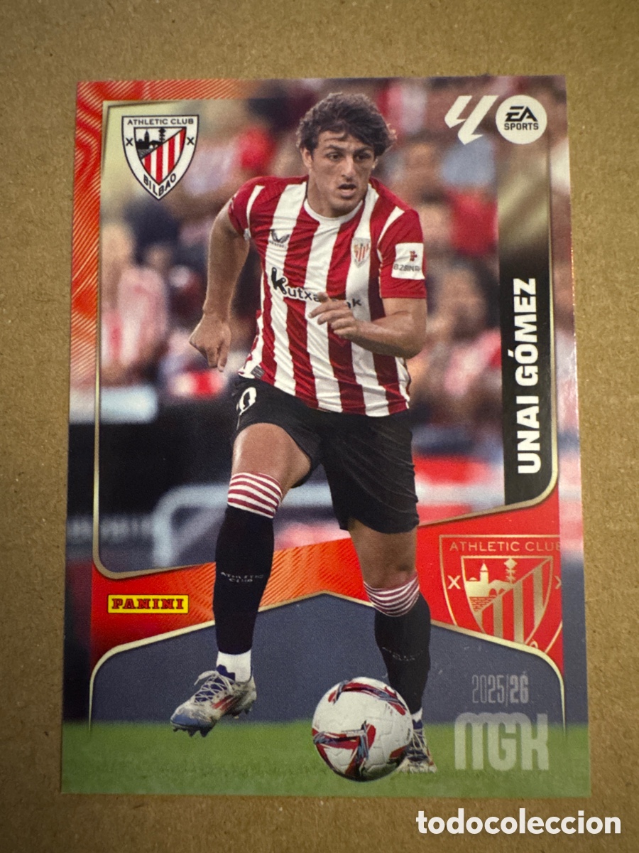 Fu&szlig;ball-Sticker: # 49 Unai G&oacute;mez Athletic Club Bilbao Megacracks 25 26 2025 2026 MGK