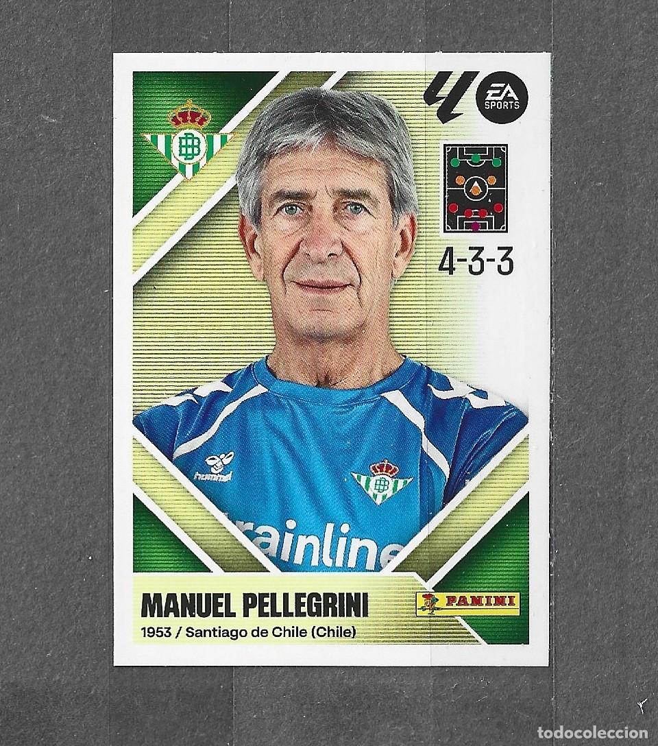 Fu&szlig;ball-Sticker: Liga este 26/27 - Manuel Pellegrini - N&deg; 2 - Real Betis