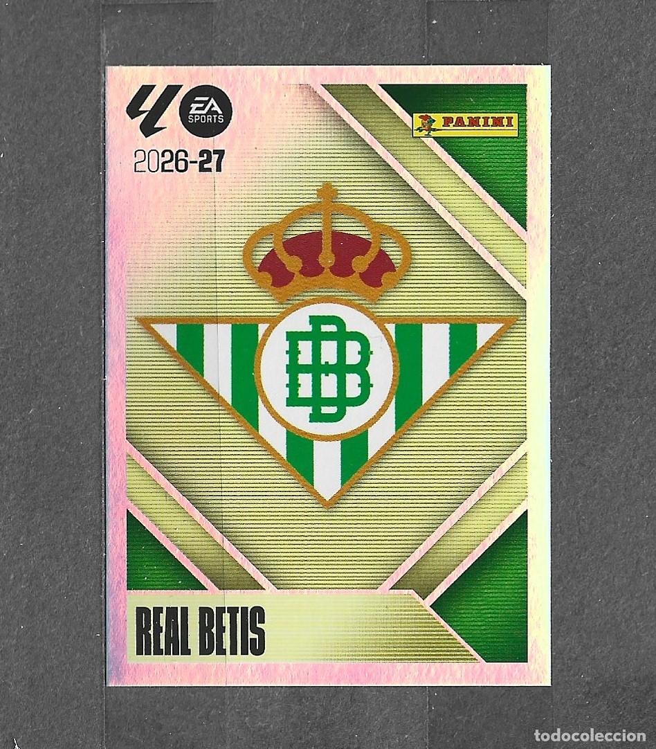 Fu&szlig;ball-Sticker: Liga este 26/27 - Escudo - N&deg; 1 - Real Betis