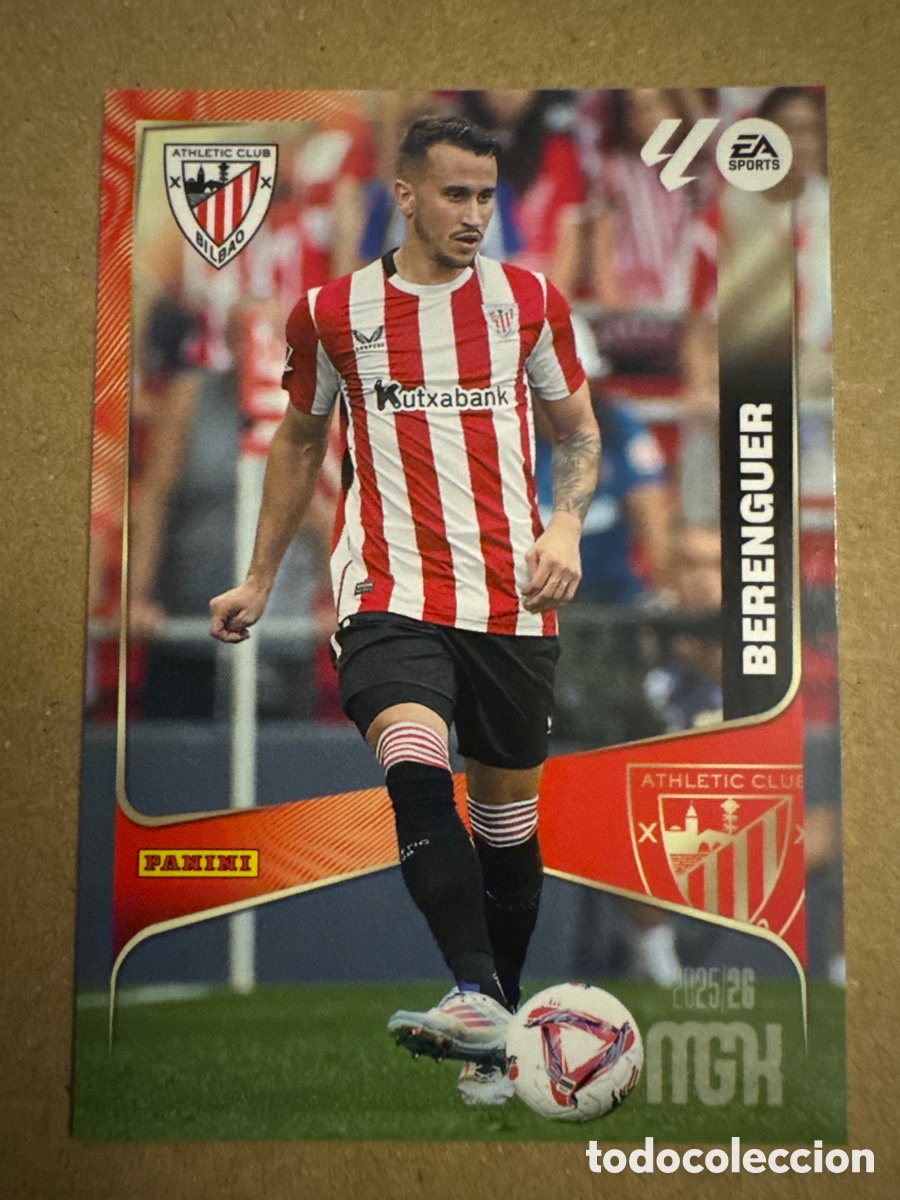 Football Stickers: # 52 Berenguer Athletic Club Bilbao Megacracks 25 26 2025 2026 MGK