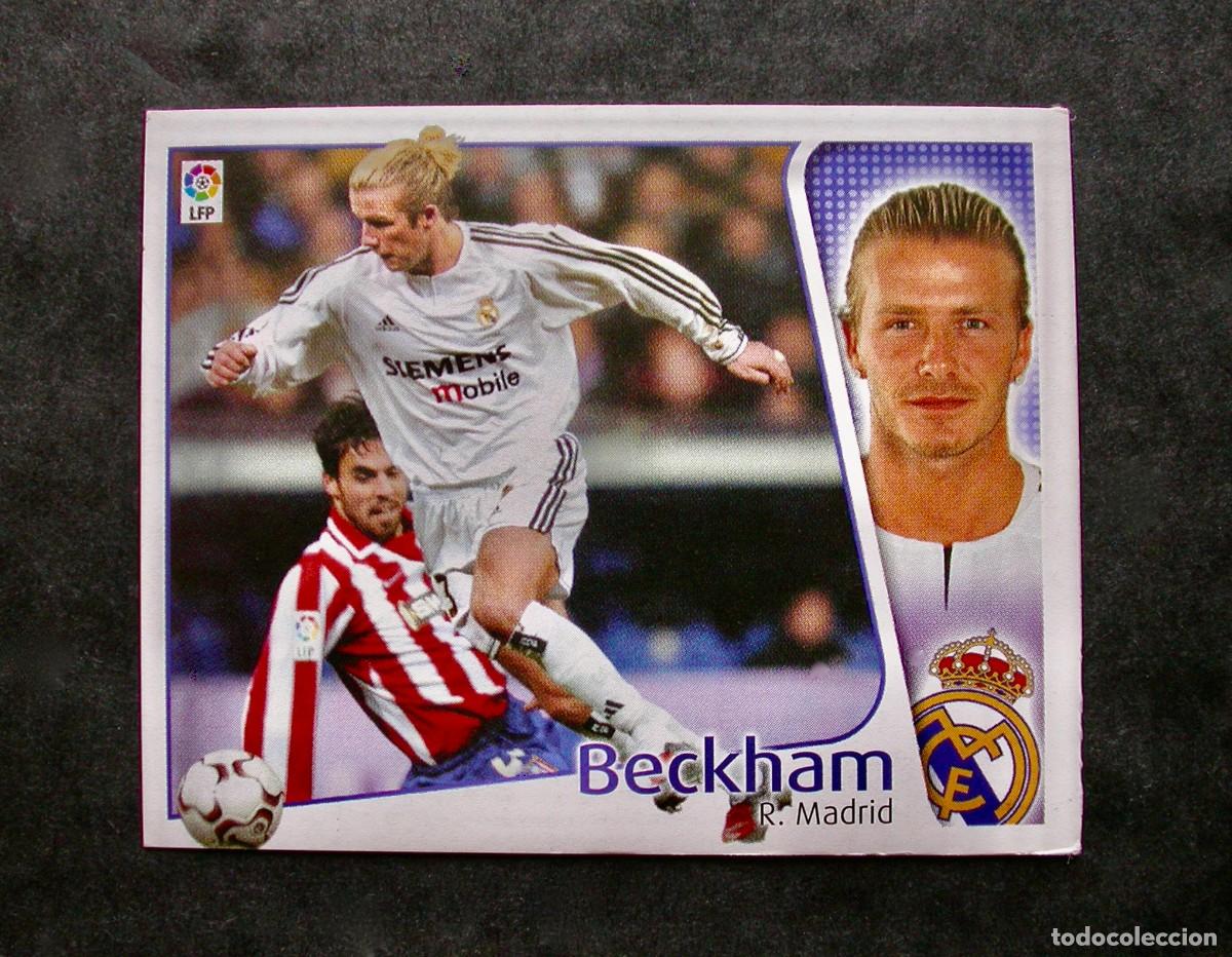 Cromos de f&uacute;tbol: BECKHAM / REAL MADRID / EDICIONES ESTE LIGA 2004-2005 04-05 / NUNCA PEGADO