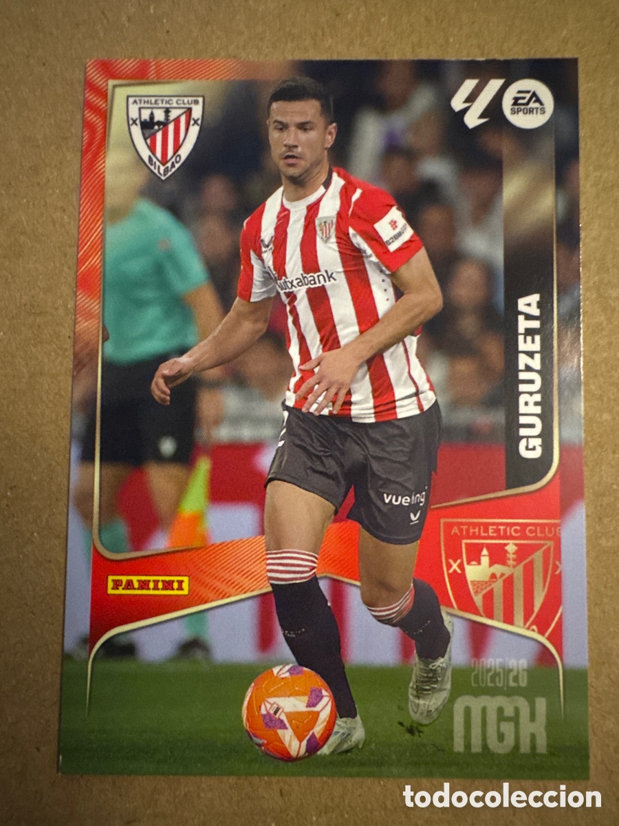 Cromos de f&uacute;tbol: # 54 Guruzeta Athletic Club Bilbao Megacracks 25 26 2025 2026 MGK