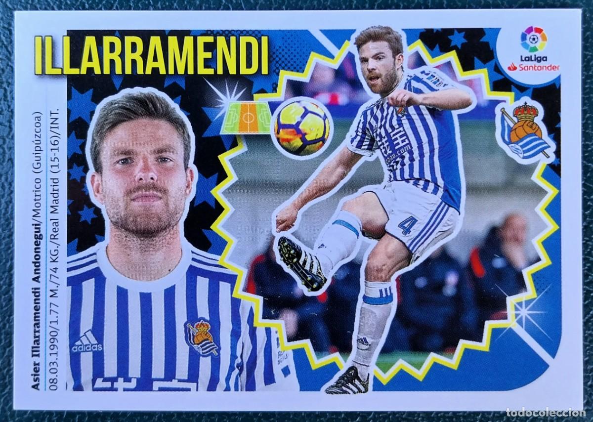 Cromos de f&uacute;tbol: 8 ILLARRAMENDI REAL SOCIEDAD CROMOS ALBUM EDICIONES ESTE 2018 2019 18 19
