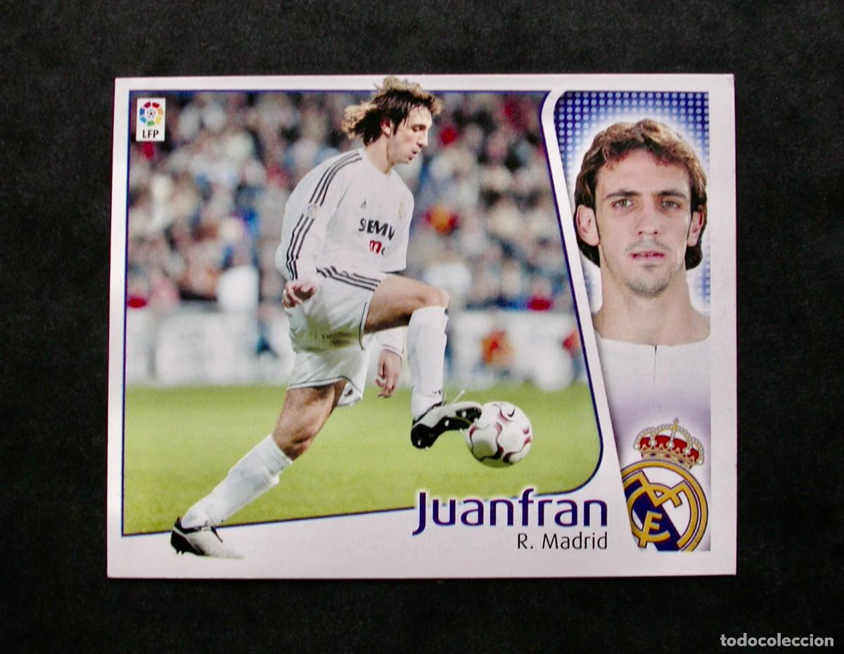 Cromos de f&uacute;tbol: JUANFRAN / REAL MADRID / EDICIONES ESTE LIGA 2004-2005 04-05 / NUNCA PEGADO