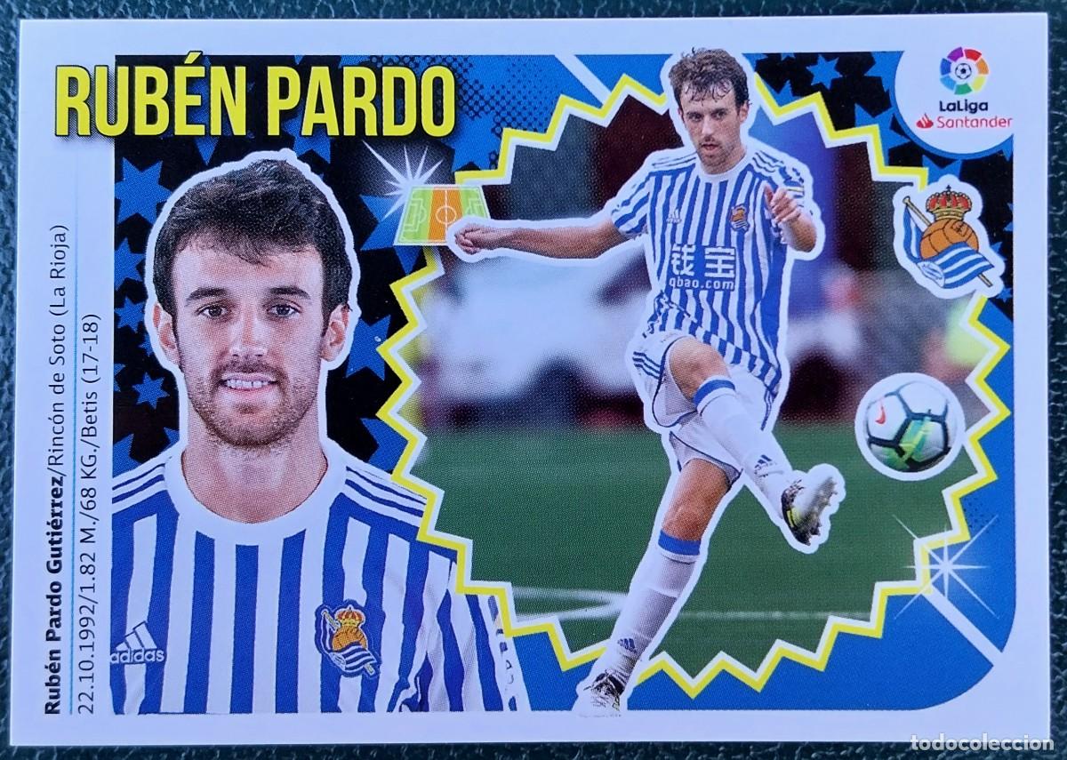 Cromos de f&uacute;tbol: 9 BIS RUBEN PARDO REAL SOCIEDAD COLOCA CROMOS ALBUM EDICIONES ESTE 2018 2019 18 19