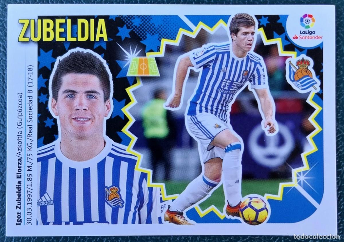 Cromos de f&uacute;tbol: 10 ZUBELDIA REAL SOCIEDAD CROMOS ALBUM EDICIONES ESTE 2018 2019 18 19