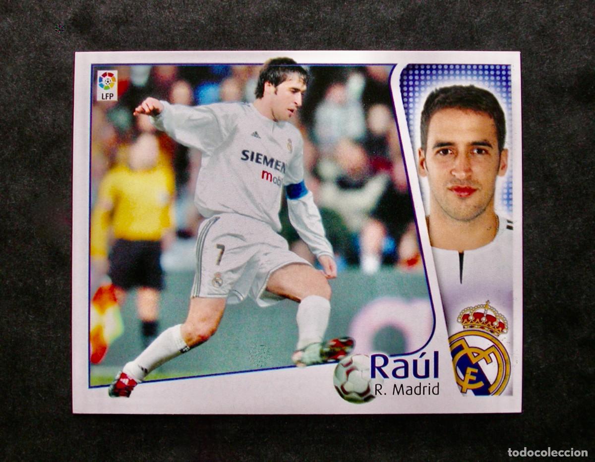 Cromos de f&uacute;tbol: RA&Uacute;L / REAL MADRID / EDICIONES ESTE LIGA 2004-2005 04-05 / NUNCA PEGADO
