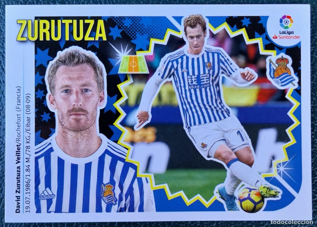 Cromos de f&uacute;tbol: 11 ZURUTUZA REAL SOCIEDAD CROMOS ALBUM EDICIONES ESTE 2018 2019 18 19